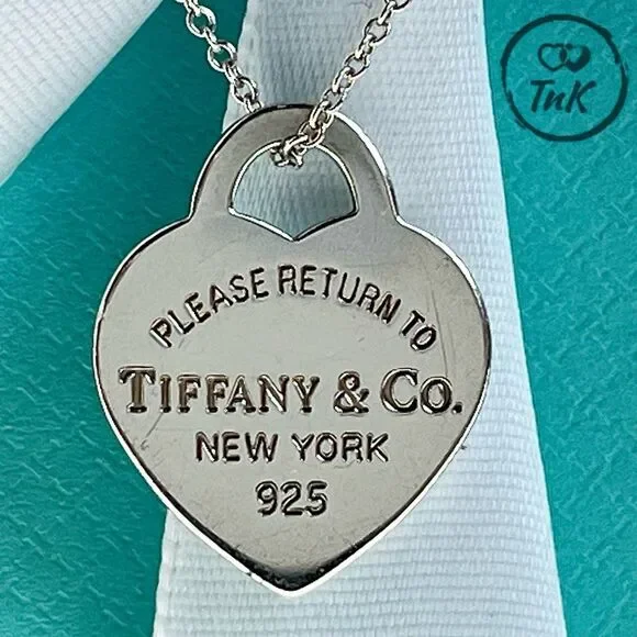 Tiffany & Co. Sterling Silver Small “Return To Tiffany” Heart Charm Tag Pendant - Picture 10 of 16